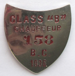 Ron Garay Collection - Class 'B' Badge