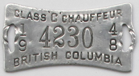 Ron Garay Collection - Class 'C' Badge