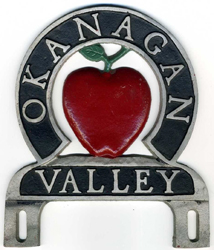 Okanagan Valley (License Plate Topper)